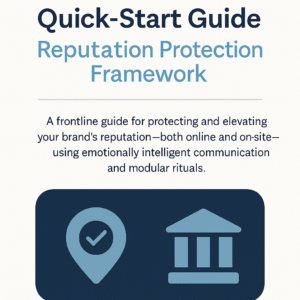 Quick-Start Guide: Reputation Protection Framework